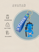 Брелок Аватар Avatar Путь воды The Way of Water Джейк Салли Jake Sully на рюкзак, ключи 6,5 см - изображение 3