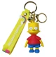 Брелок Барт Симпсон Симпсоны Bart Simpson фигурка игрушка для ключей, рюкзака, сумки 6.5см - изображение 3