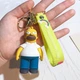 Брелок Гомер Симпсон Homer Simpson фигурка игрушка для ключей, рюкзака, сумки 6.5см - изображение 9