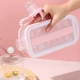 Силиконовая форма для льда ICE CUBE TRAY на 17 шариков, Розовый / Складная бутылка – ледница / Форма для льда - изображение 7