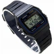 Электронные часы Casio F-91W-1D черные 30 м - изображение 4