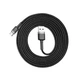 Кабель Baseus Cafule USB to USB-C 2A 2m (CATKLF-CG1) Black [67412] - зображення 4