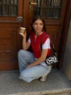 Сумка жіноча кросбоді з широким тканинним регульованим ремінцем чорна - изображение 4
