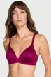 Бюстгальтер с уплотнённой чашкой Victoria's Secret 80D Бордовый(153038) - изображение 1
