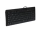 Клавіатура A4Tech KR-83 PS/2 (Black), чорна, 104клав, Великий Enter Comfort Rounded Edge keyboard X-slim - зображення 3