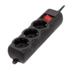 Сетевой фильтр Gembird SPG3-G-15B-PRO, 3 розетки, 4,5м, черный - изображение 2