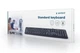 Клавиатура Gembird KB-U-103-UA, USB, украинская раскладка, черный цвет - изображение 6