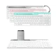 Клавіатура бездротова A4Tech FBK25 (White) Fstyler, (BT + 2.4 ГГц), з акумулятором, quiet key, колір білий - зображення 12