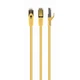 Патч корд Cablexpert PP6A-LSZHCU-Y-20M, S/FTP, литий, 50u" штекер із фіксатором, 20 м, жовтий - зображення 1