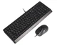 Комплект клавиатура+мышка A4Tech F1512 (Black) Fstyler, проводной, USB, черный цвет - изображение 4