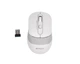 Комплект клавиатура+мышка A4Tech FG1010 (White) Fstyler, беспроводной, USB, белый+серый - изображение 4