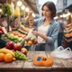 Весы кантерные до 50 кг на батарейках 603A, Оранжевый - изображение 2