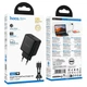 Адаптер сетевой HOCO C to C cable Profit single port PD charger set N83 |1Type-C, 40W/3A, PD/QC| 5220366 - изображение 2