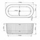 Ванна VBI LEVANNA 170 x 80 отдельностоящая - изображение 5