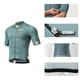 Футболка велосипедная Rockbros ROAD TO SKY мужская короткий рукав M Grey-Blue (5907769392450) - изображение 5