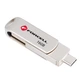 Flash-диск Forcell F-Data Metal Duo 16GB USB 3.2 Gen 1 Silver (5903396391750) - зображення 2