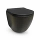 Подвесной унитаз VBI VULCANO BLACK MATT - изображение 1