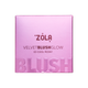 Рум’яна ZOLA Velvet Blush Glow 03 Прохолодна півонія Cool Peony - зображення 3