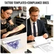 Бездротовий акумуляторний тату принтер M9 Bluetooth USB | Трансферний термопринтер A4 для тату ескізів | Білий - зображення 2