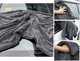 Микрофибровое двустороннее полотенце для сушки автомобиля 1300GSM 40x60 см серое - изображение 2