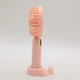 Ручной вентилятор с подставкой для телефона, Mini fan XL-880, Розовый / Портативный вентилятор / Мини вентилятор - изображение 5