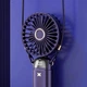 Ручний вентилятор із підставкою для телефону, Mini fan XL-880, Синій - зображення 9