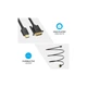 Кабель мультимедийный HDMI M to DVI M 1.5m 24+1pin 4K60Hz black Vention (ABFBG) - изображение 7