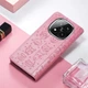Чехол Embossed Cat and Dog для Xiaomi Redmi Note 15 Pro 5G книжка кожа PU с визитницей розовый - изображение 6