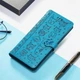 Чехол Embossed Cat and Dog для Xiaomi Redmi Note 15 Pro 5G книжка кожа PU с визитницей голубой - изображение 5
