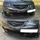 Пластикова губа на бампер Хонда Аккорд Honda Accord молдинг бампера спідниця гумовий чорний. - зображення 4