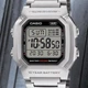 Мужские электронные часы Casio W-800HD-1A, стальной браслет, WR100M - изображение 3