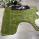 Коврик под унитаз ТМ Banyolin Classik 50х60см CLT12 156-D.Green_U - изображение 2