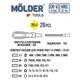 Отвертка реверсивная с комплектом насадок для точных работ 28в1 Molder (MT32328) - изображение 3