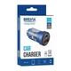 Зарядний пристрій для авто Brevia DualCharge ePower 45 W USB-C і USB-A синій прозорий (46545CABL) - зображення 5