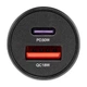Зарядний пристрій для авто Brevia ePower DualCharge 48 W 1xUSB-C 1xUSB-A чорний (46348CAB) - зображення 2