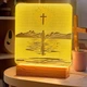 Светильник ночной LED в форме сердца с надписью для мамы - изображение 5