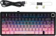 Бездротова ігрова механічна клавітура Aula F75 Contour lines Pink 75%, Hot-Swap, RGB, 2.4GHz/Bluetooth/USB - изображение 2
