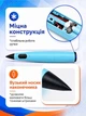 3D ручка для дітей набір для малювання з PCL пластиком 50 м Hausland низькотемпературна USB 5 В з трафаретами 10 кольорів регулювання швидкості автовимкнення блакитний (03240002) - изображение 7