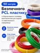 3D ручка для детей набор для рисования с PCL пластиком 50 м Hausland низкотемпературная USB 5 В с трафаретами 10 цветов регулировка скорости автоотключение белый (03240001) - изображение 8