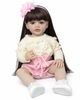 Реалістична Кукла Реборн 55 см повністю вінілова Doll Reborn Baby К0100215 - зображення 1