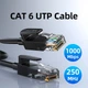Патч-корд CableTime Cat6 UTP 1000Mbps 250MHz, 10 м, чорний (CN60S) (CA915460) - зображення 4