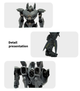 Фігурка Pacific Rim Jaeger Striker Eureka | Колекційний робот Єгер Бродяга з Тихоокеанський Рубіж, 18 см - зображення 9