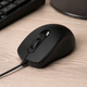 USB Мышь TWolf V2 проводная с горизонтальной прокруткой 1600 DPI для настольных ПК черная - изображение 4