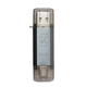 USB флешка T&G 64GB USB 3.0 и Type-C серебристая высокая скорость передачи данных - изображение 3