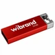 USB-флешка 32 Гб Wibrand Chameleon червона металевий корпус для зберігання даних - зображення 1