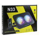 Подставка для ноутбука Givecool N33 с вентиляторами и RGB подсветкой для ноутбуков до 15.6 дюймов черная - изображение 10