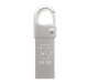 USB флешка T&G Metal 027 64GB ударостойкая из металла с карабином для удобного хранения данных стальной - изображение 2