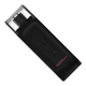 USB Flash Drive 3.2 Kingston DT 70 128Gb Type-C чорний із захистом роз'єму та компактний дизайн - зображення 1