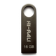 USB флешка Hi-Rali Shuttle 16GB металлический корпус с широким кольцом для удобства Black - изображение 2