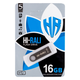 USB флешка Hi-Rali Shuttle 16GB металлический корпус с широким кольцом для удобства Black - изображение 3